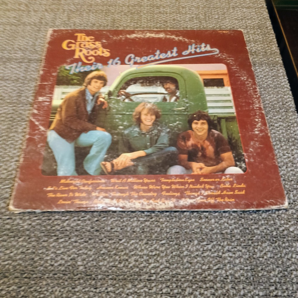The Grass Roots Their 16 Greatest Hits Vinyl LP 1971 Dunhill ABC DSX-50107